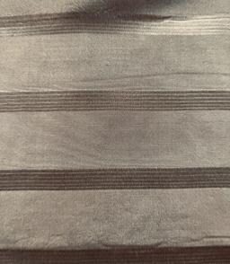 Made in Italy Pure Silk Wide Stripe Jacquard in Herb