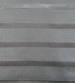 Made in Italy Pure Silk Wide Stripe Jacquard in Metal