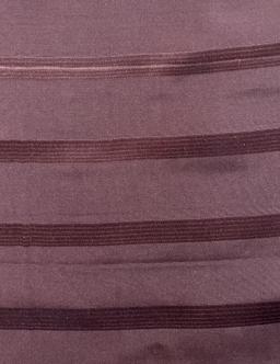 Made in Italy Pure Silk Wide Stripe Jacquard in Mahogany