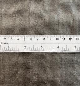 Made in Italy Silk/Metallic Jacquard Stripe in Pewter