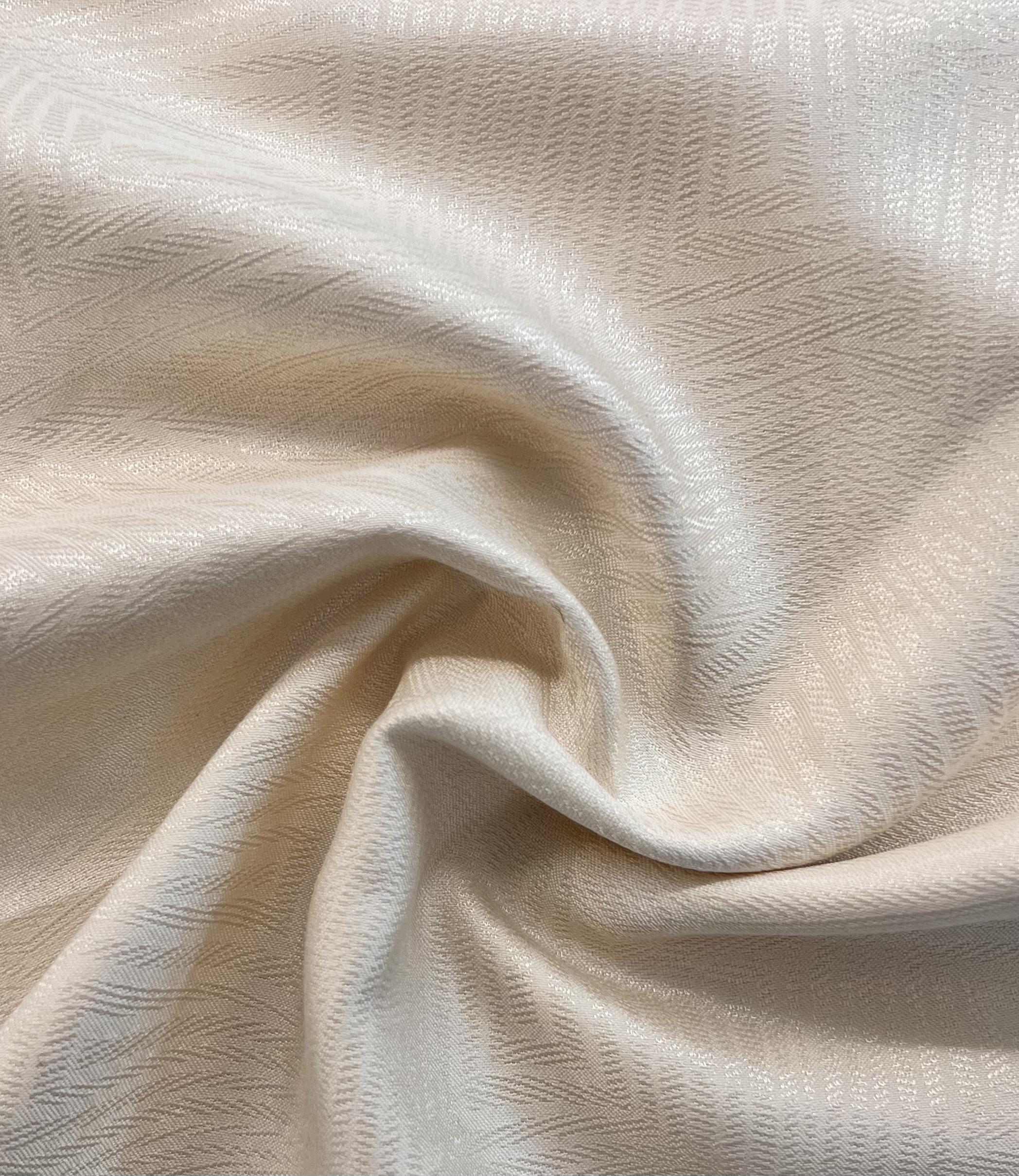 Made in Italy Pure Silk Jacquard in Natural