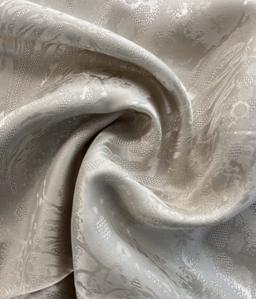Made in Italy Pure Silk Jacquard in color Putty
