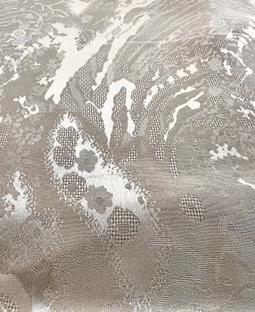 Made in Italy Pure Silk Jacquard in color Putty