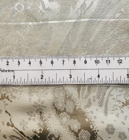 Made in Italy Pure Silk Jacquard in color Putty