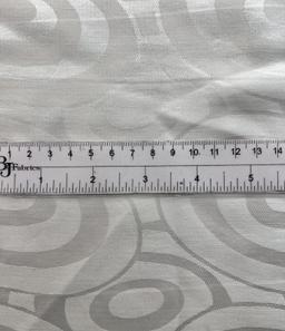 Made in Italy Pure Silk Mod Circle Jacquard in Dove