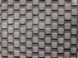 Made in Switzerland Cotton Voile Geometric Damask in Brown