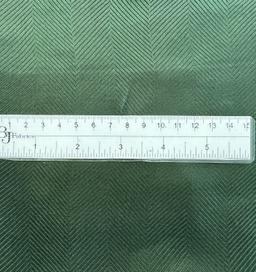 Made in Italy Pure Silk Herringbone Jacquard in Green