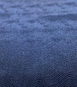 Made in Italy Pure Silk Wave Pattern Jacquard in Surf