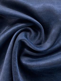 Made in Italy Pure Silk Wave Pattern Jacquard in Ocean