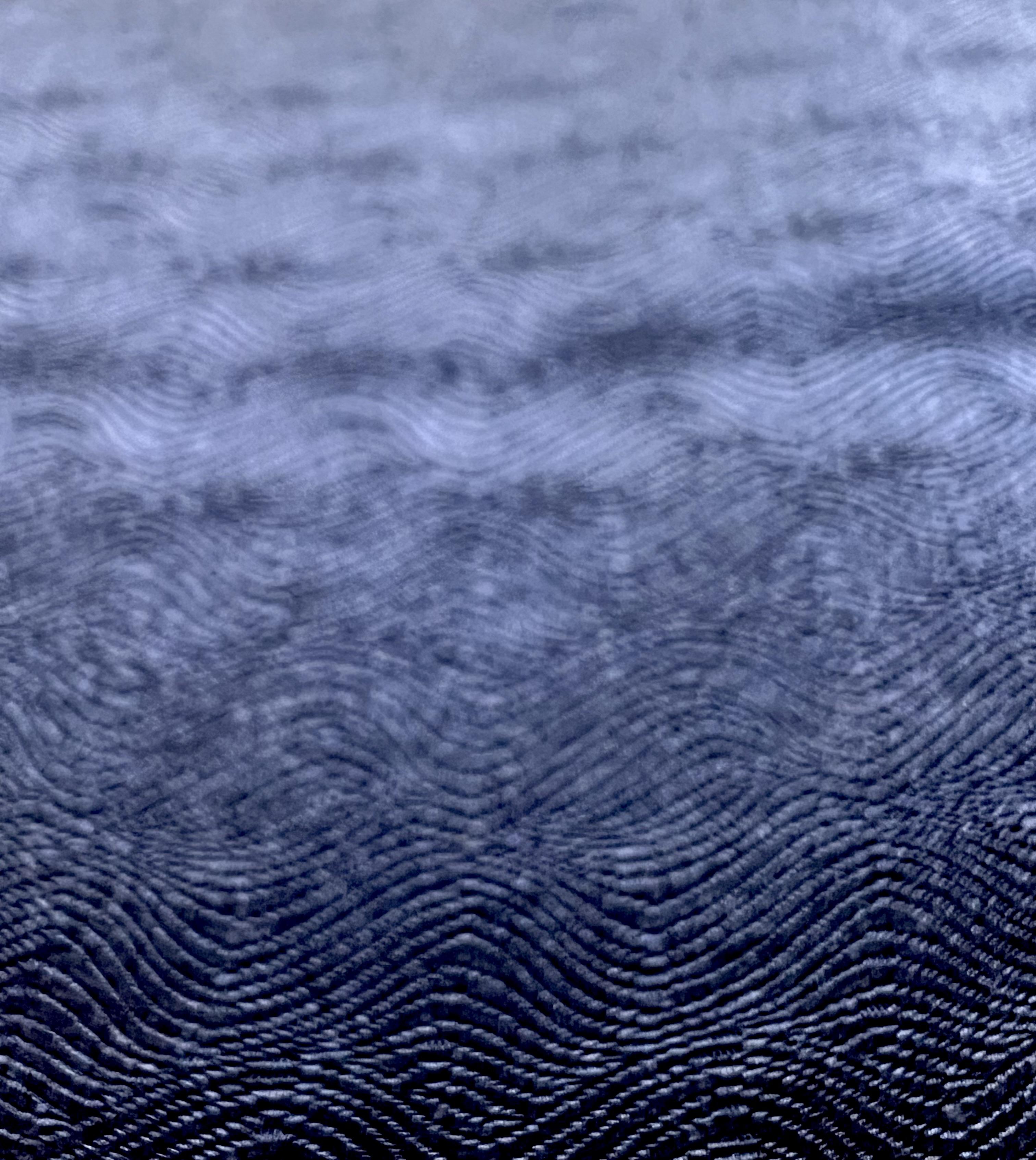 Made in Italy Pure Silk Wave Pattern Jacquard in Ragatta