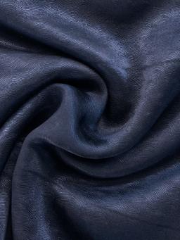 Made in Italy Pure Silk Wave Pattern Jacquard in Nautical