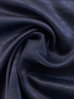 Made in Italy Pure Silk Wave Pattern Jacquard in Regal