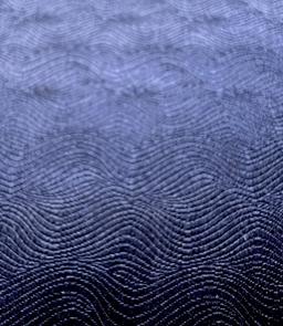 Made in Italy Pure Silk Wave Pattern Jacquard in Regal