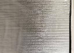 Pleated Tulle with Gold Metallic Foil on Black