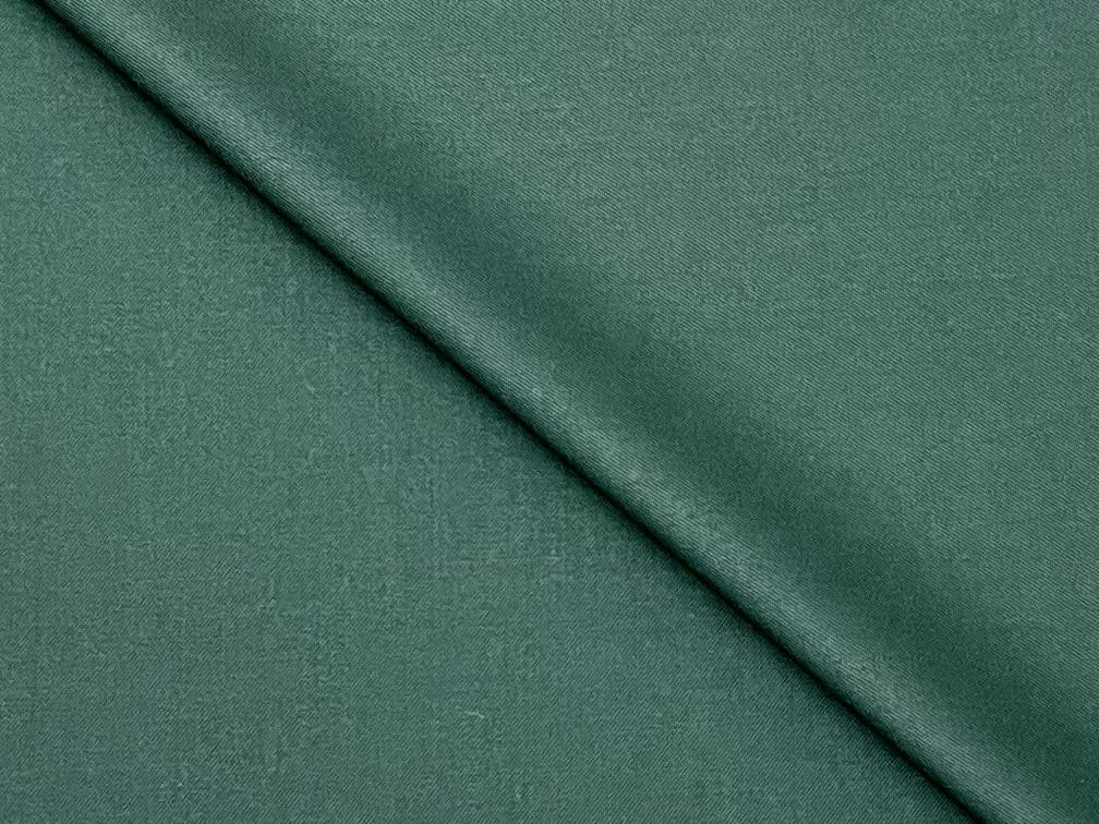 Wool Polyester Gabardine Suiting in Hunter