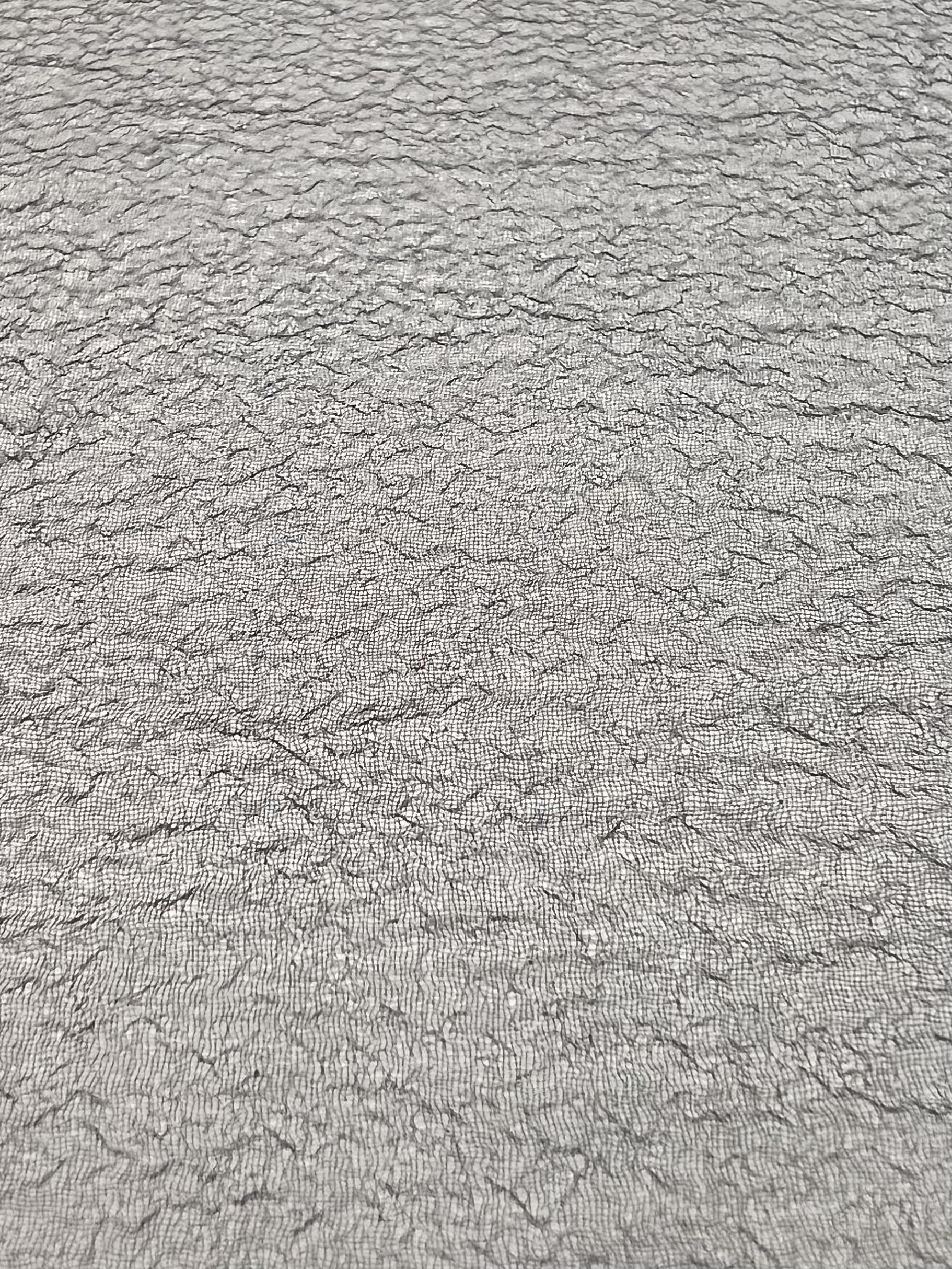 Japanese Pebbled Poly Organza in Black