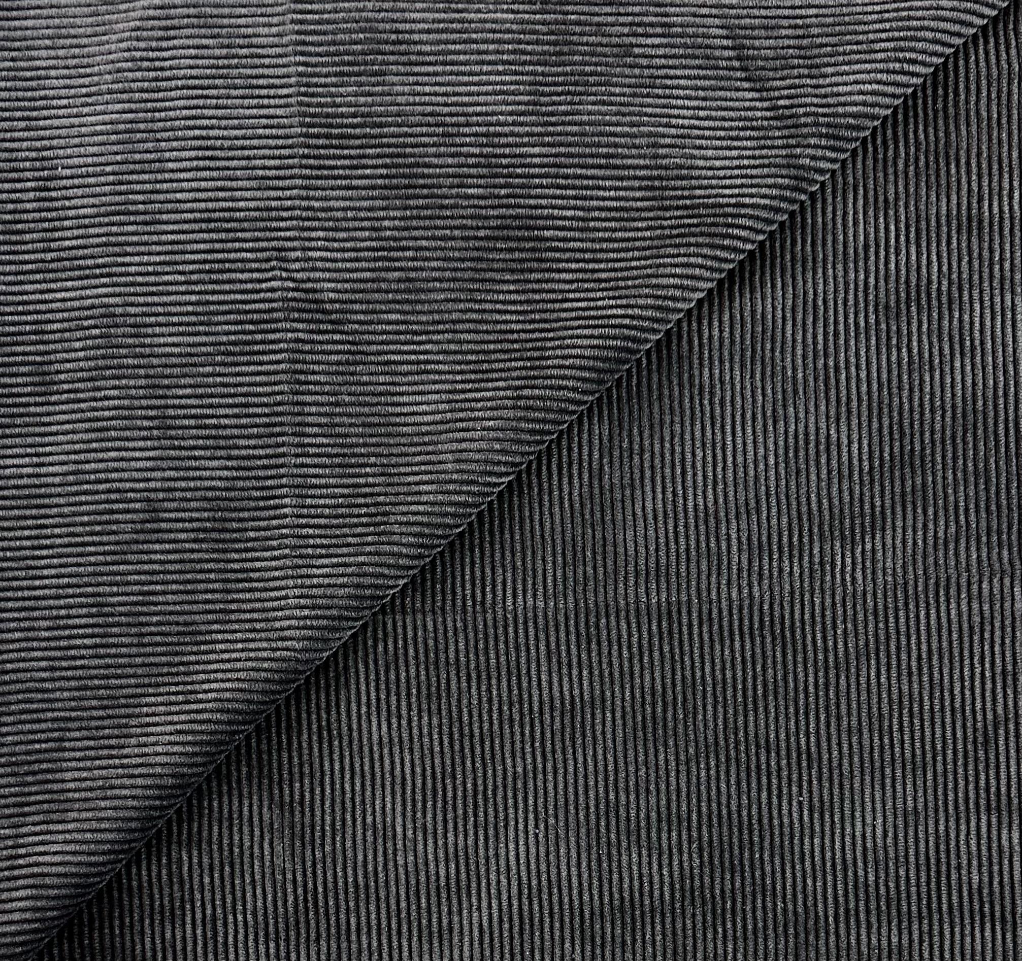 Stretch Corduroy in Charcoal