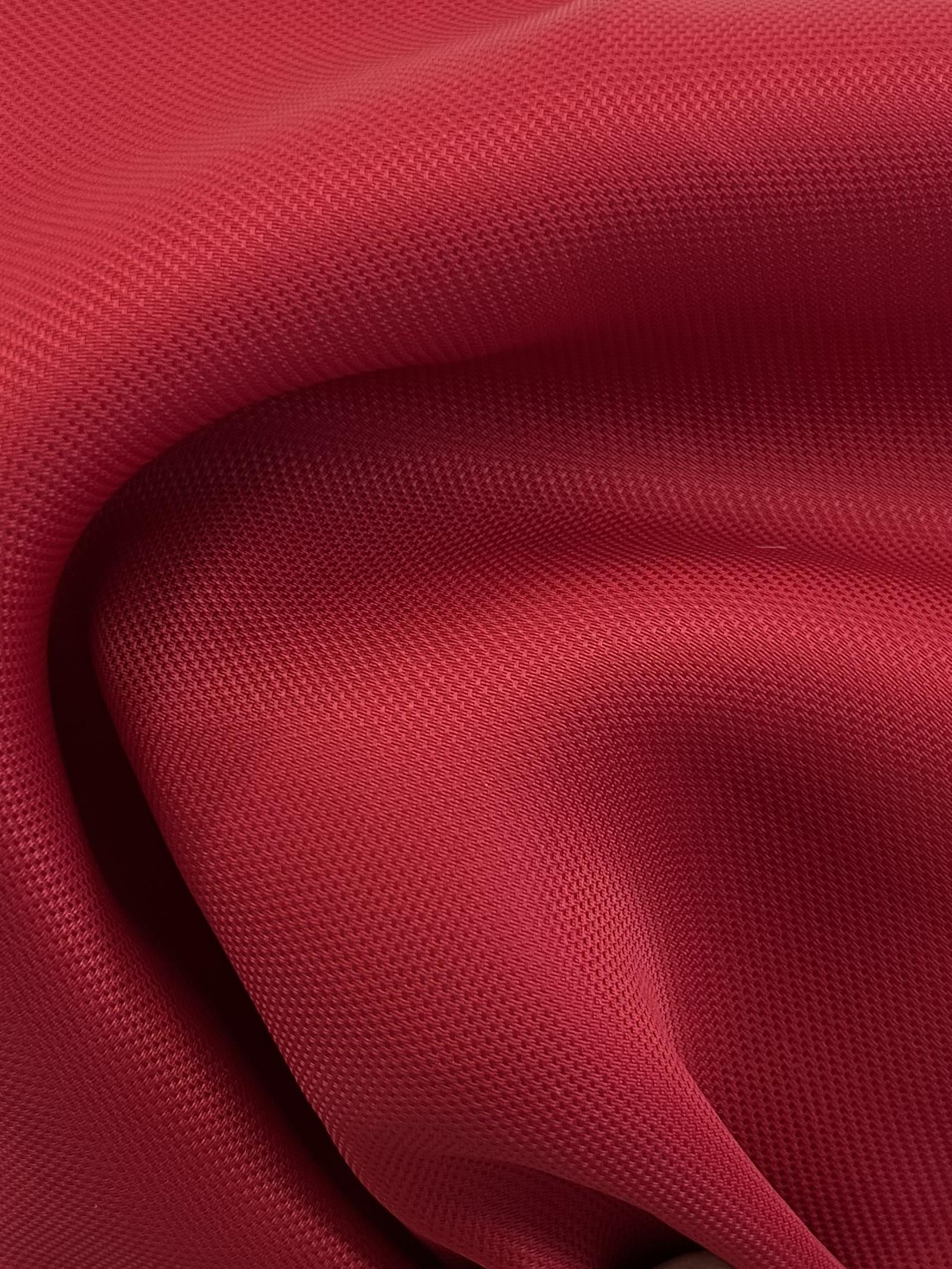 Pure Silk Gazar in Dark Red