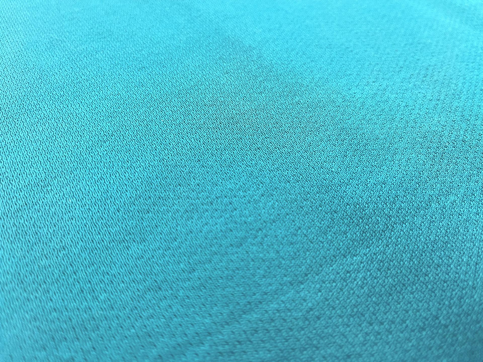 Cotton Pique Knit in Turqouise Fabric in Warehouse