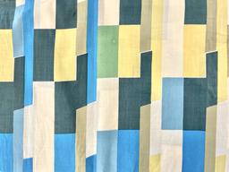 Geometric Printed Coated Cotton