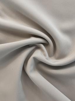 Polyester Spandex Stretch Crepe in Stone