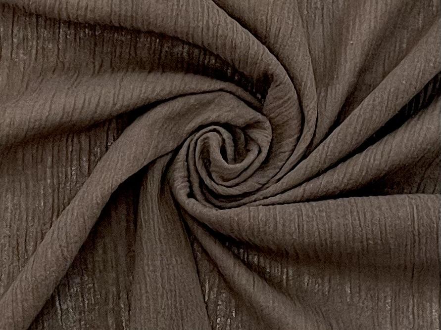 PURE COTTON GAUZE IN CHOCOLATE