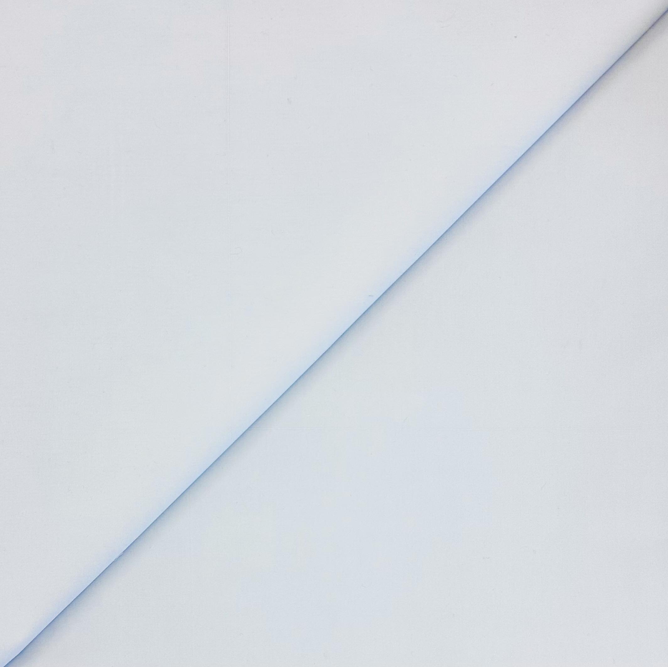 Sustainable Cotton Poplin in Powder Blue