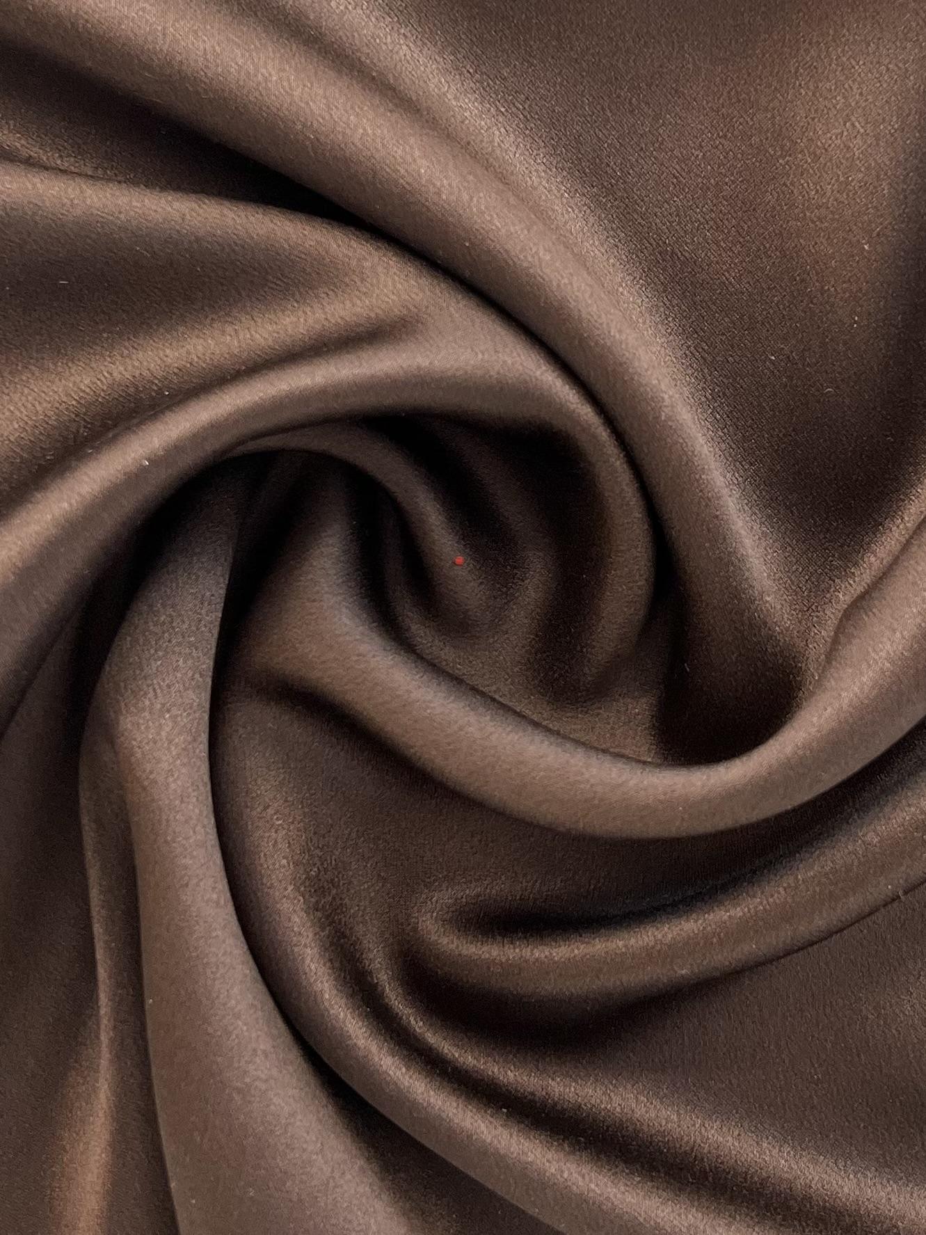 Couture Silk Charmeuse in Du Chocolat