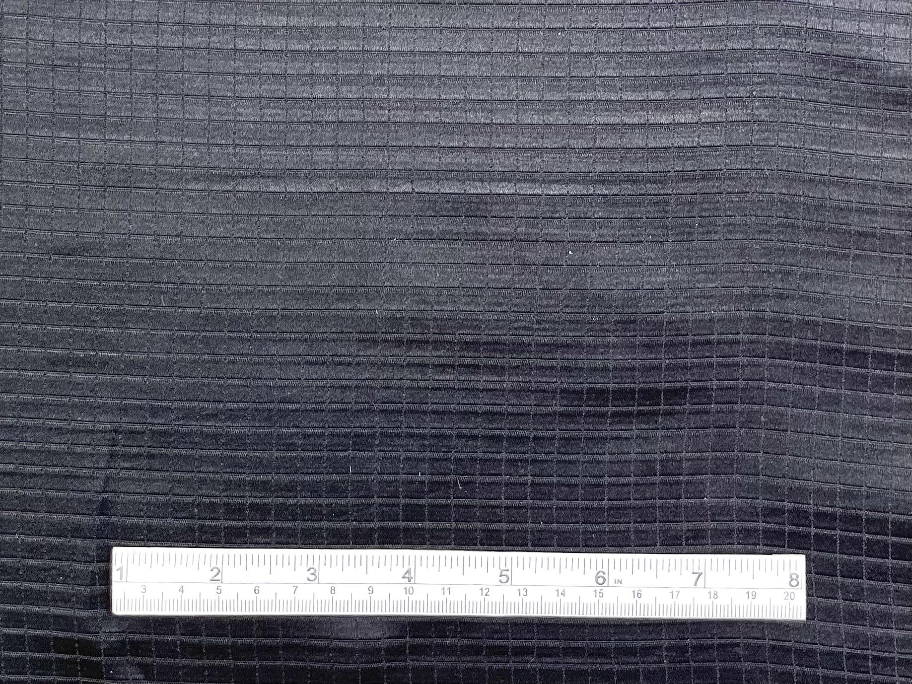 Made in Italy 100% Silk Square Jacquard in Black