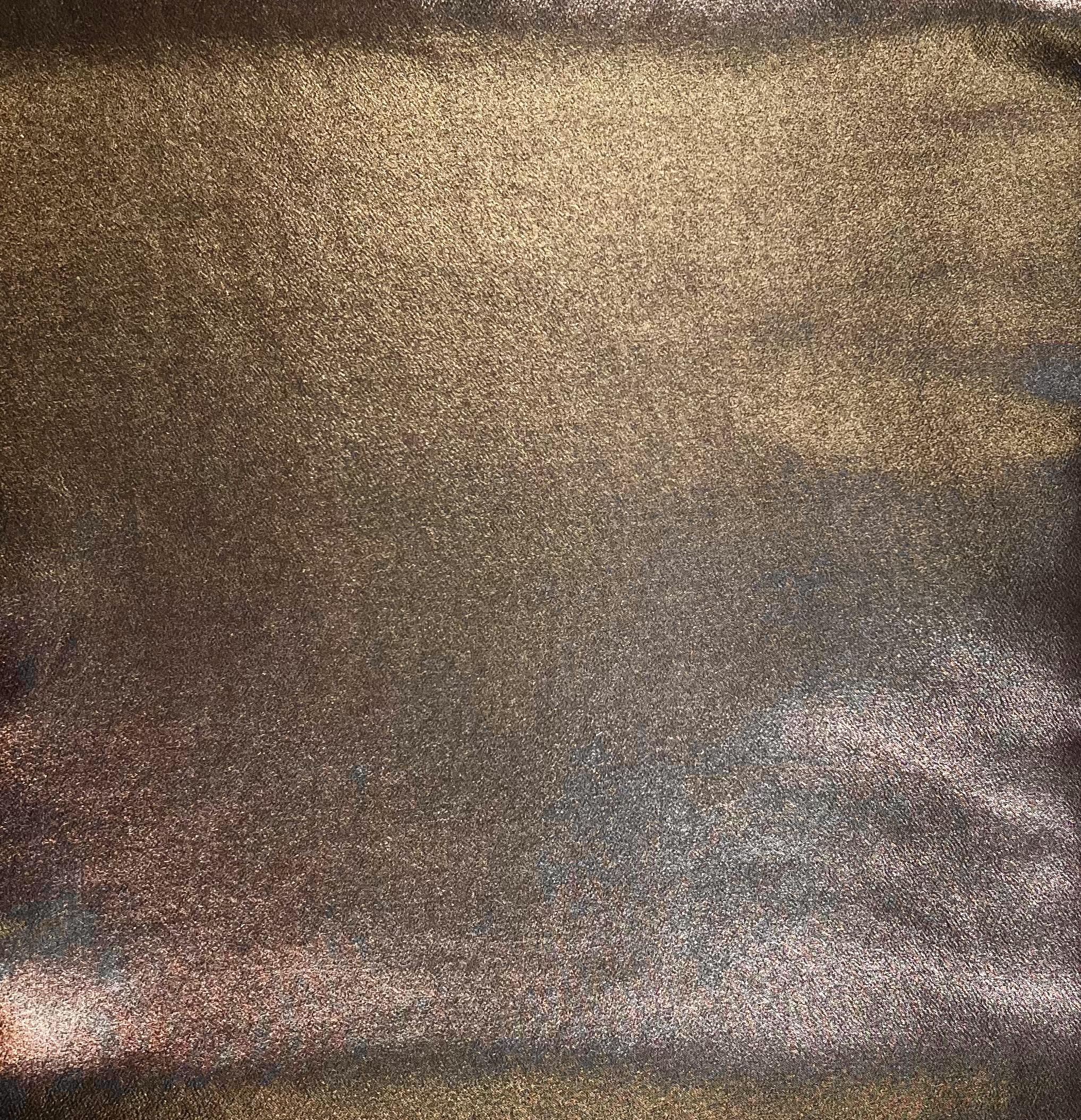 Made in Italy Metallic Coated Cotton in Bronze