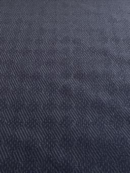Made in Italy 100% Silk Diamond Jacquard in Indigo
