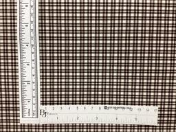 Italian Loro Piana Wool Super 150's in Brown White