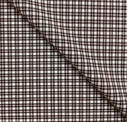 Italian Loro Piana Wool Super 150's in Brown White