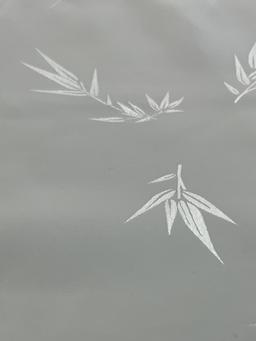 Viscose Jacquard of Bamboo in Ivory