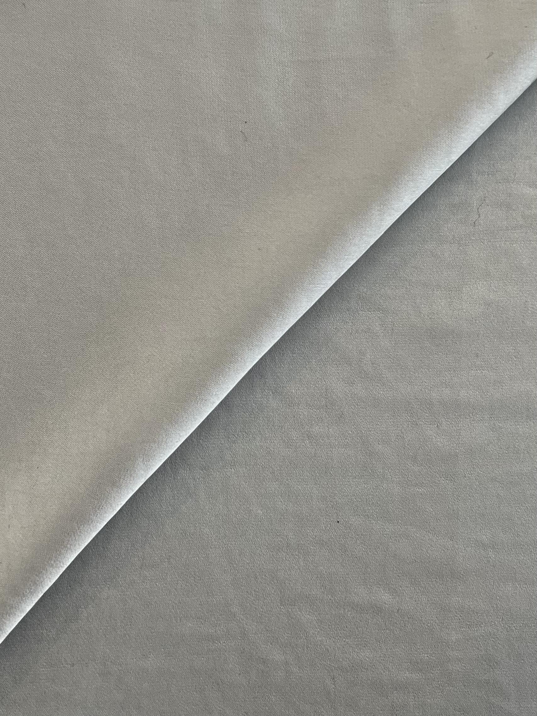 Made in Spain Double Faced Cupro Satin in Silver