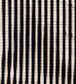 Nylon & Lycra Stripe Knit In Black, Diamond White & Copper 