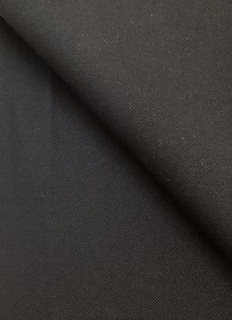 Made in Italy Piacenza Double Faced Wool Twill in Black