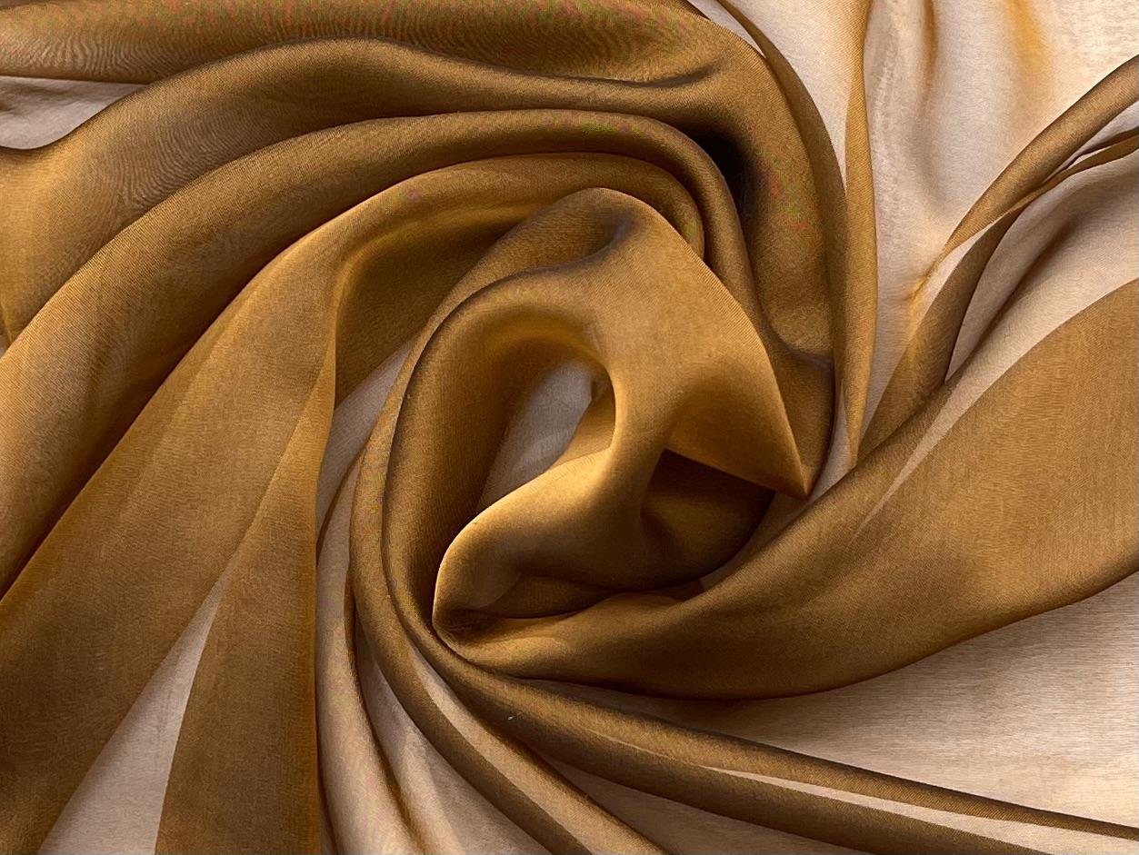 Iridescent Pure Silk Chiffon