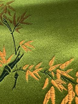 Chinese Brocade Bamboo & Cherry Blossom
