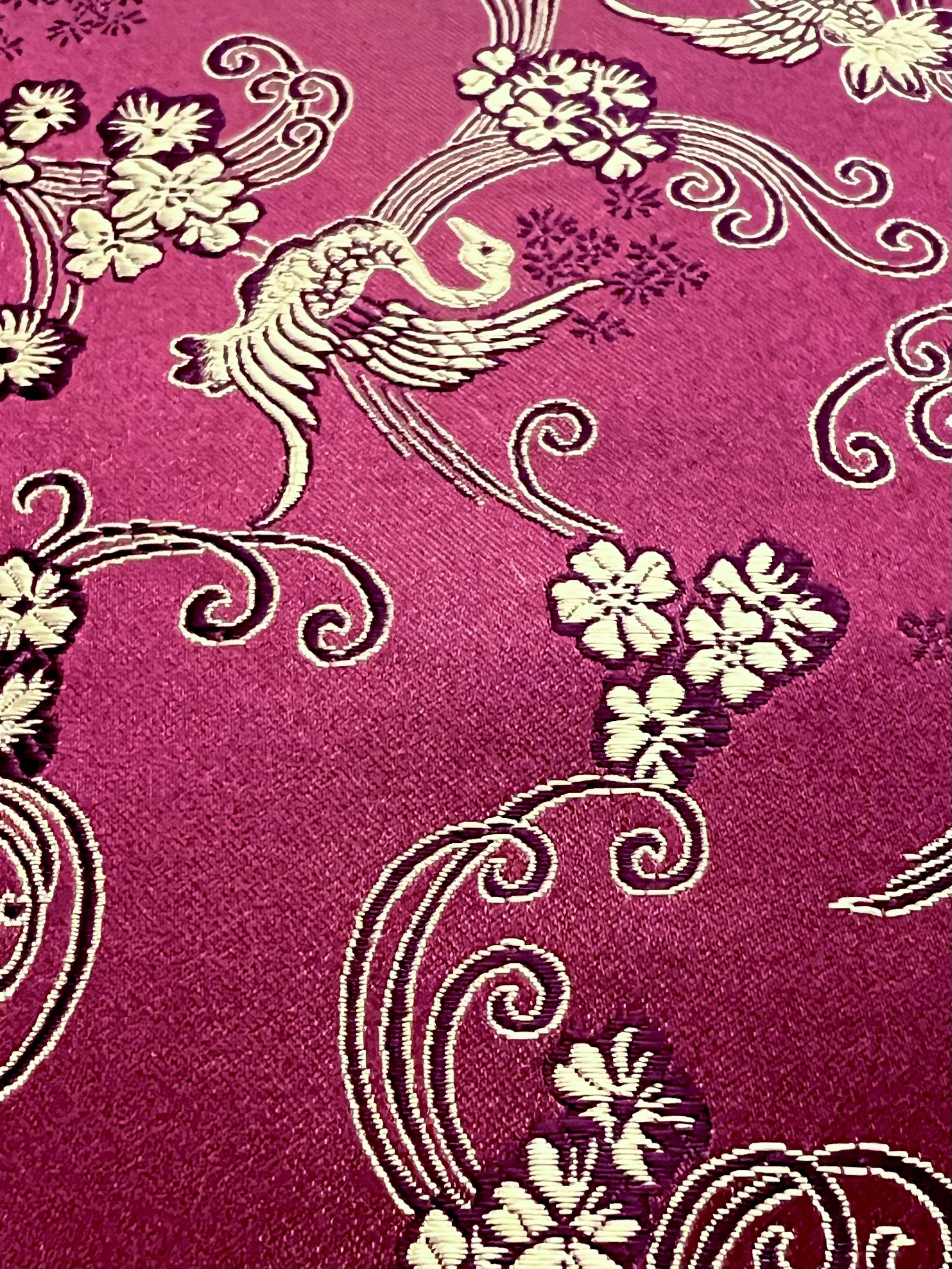 Chinese Brocade Golden Phenix