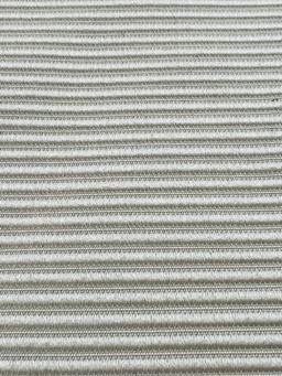 Silk Ottoman in Antique White