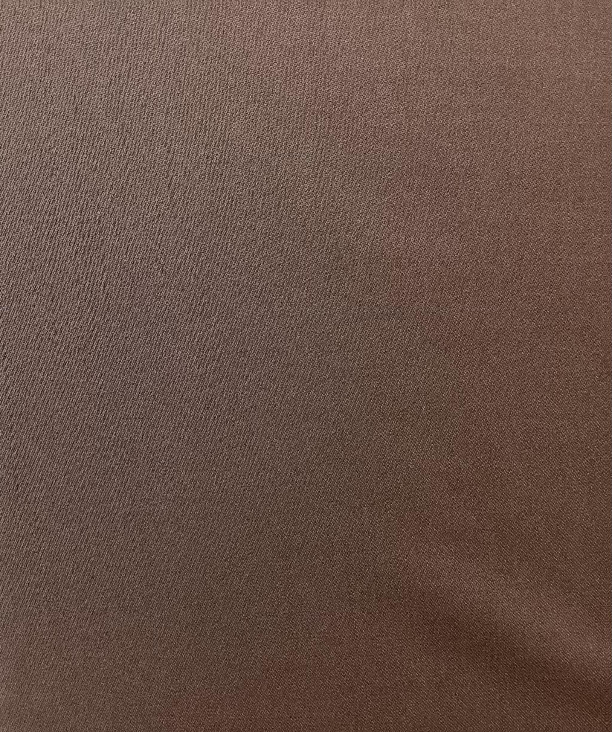 Italian Stretch Wool Satin Faille in Raisin