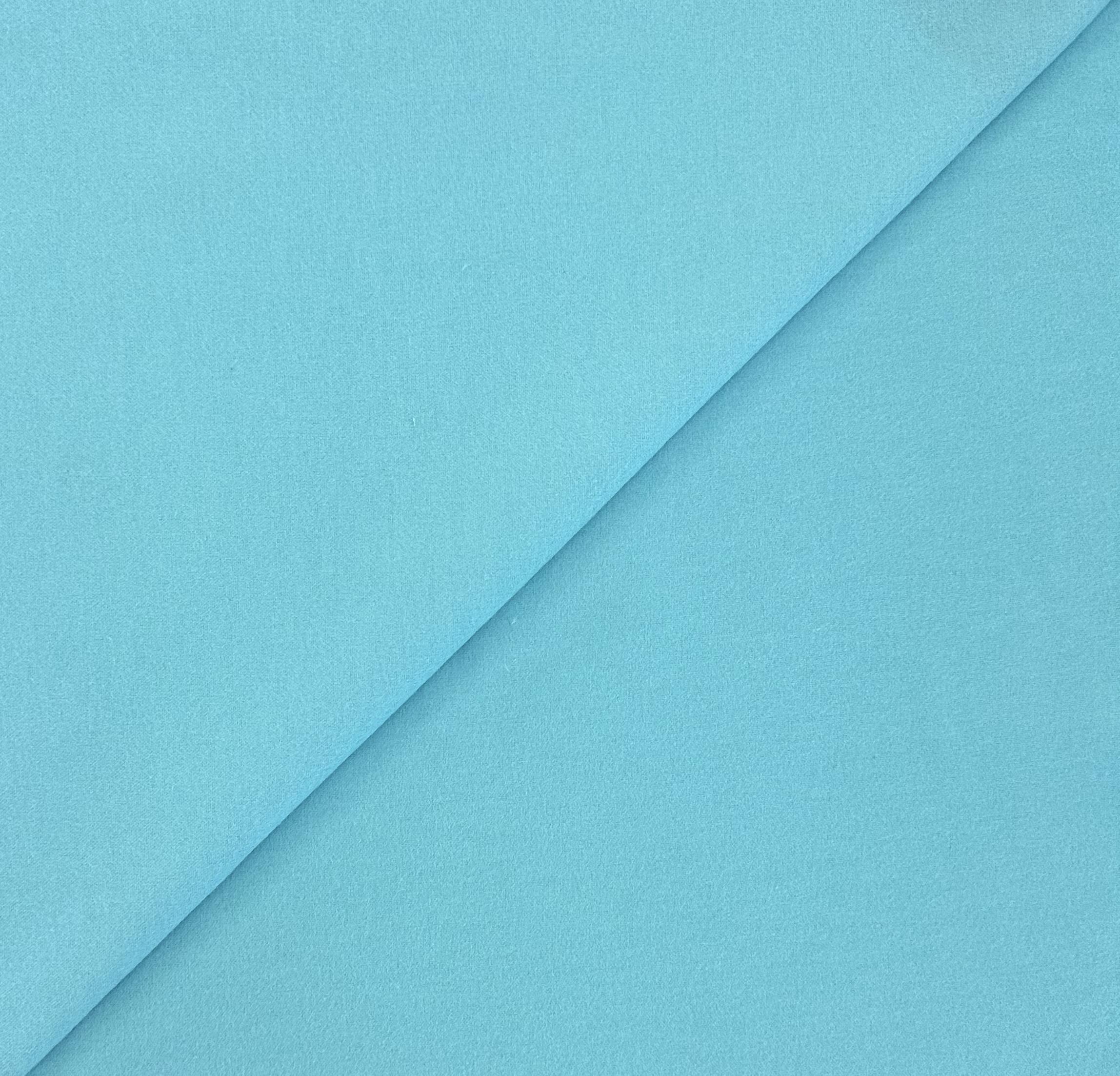 Cotton 2-Ply Flannel in Aqua