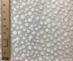 Silk Rayon Burn-Out Velvet In Light Sliver Grey