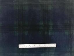 Cotton Velvet Black Watch Plaid