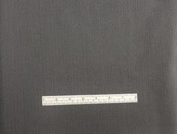 Wool Recycled Polyester Sorona Stripe in Charcoal Grey