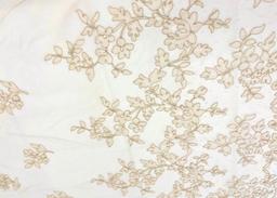 Made in France Double Scalloped Lyon Lace in Natural