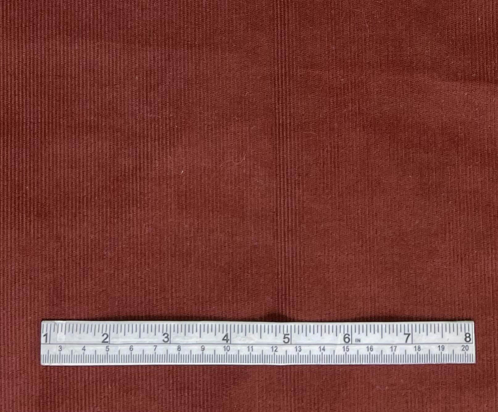 Made in Italy Stretch Cotton Corduroy in Bright Copper