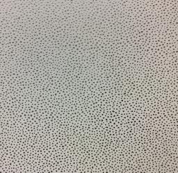 Metallic Sliver Dots On White Polyester Jersey