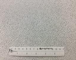 Metallic Sliver Dots On White Polyester Jersey